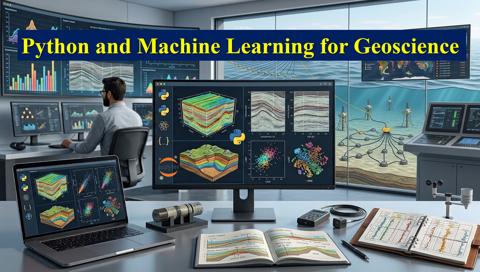 Python and Machine Learning for Geoscience